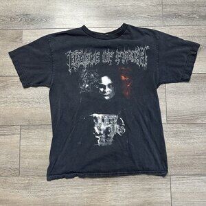 Vintage 2005 Cradle Of Filth Black Is My Heart Shirt Size M Y2K